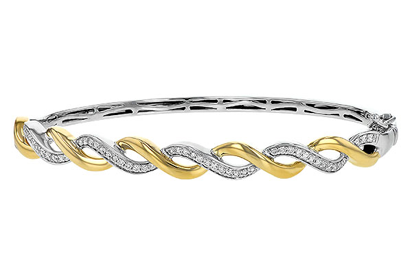 K244-23322: BANGLE BRACELET .42 TW