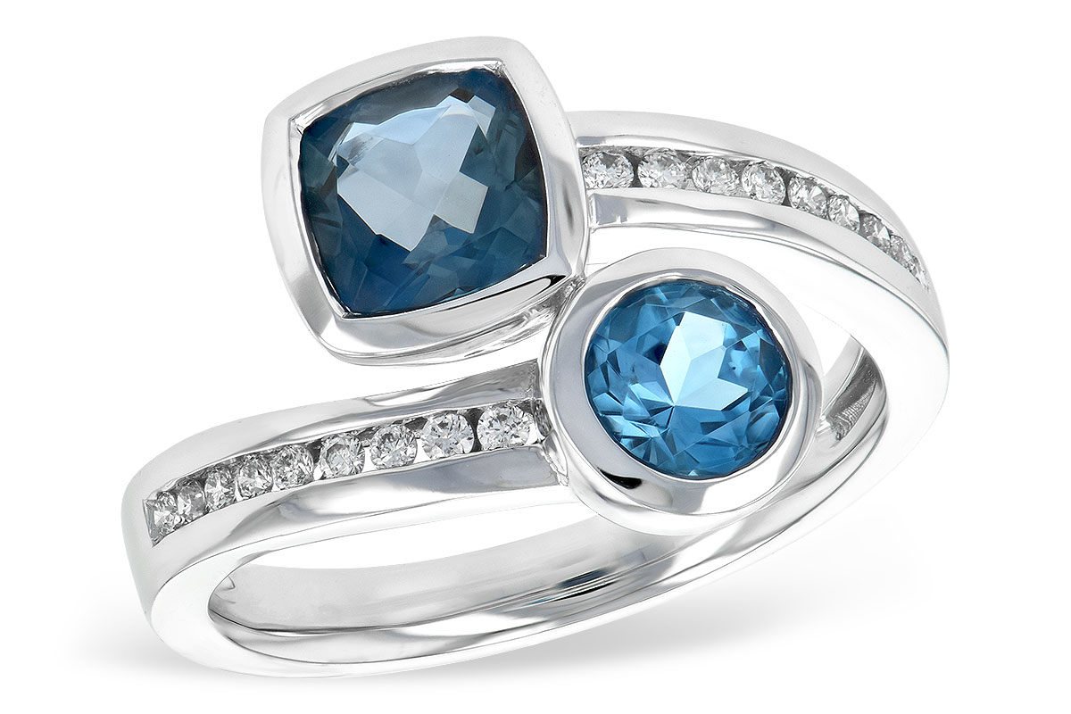 K244-26986: LDS RG 1.55 TW BLUE TOPAZ 1.70 TGW
