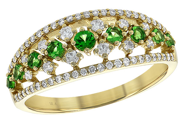 K245-09686: LDS RG .35 GREEN GARNET .67 TGW