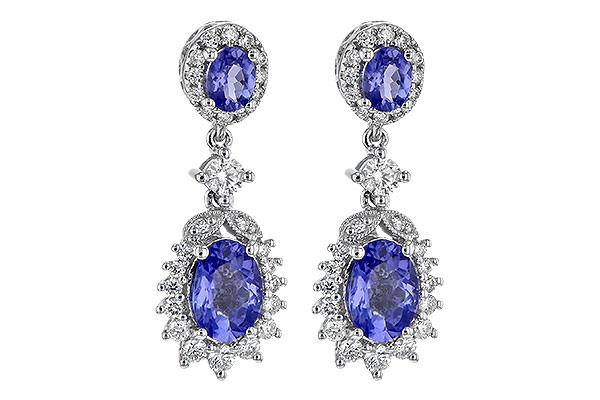 K245-15177: EARR 1.80 TW TANZANITE 2.33 TGW