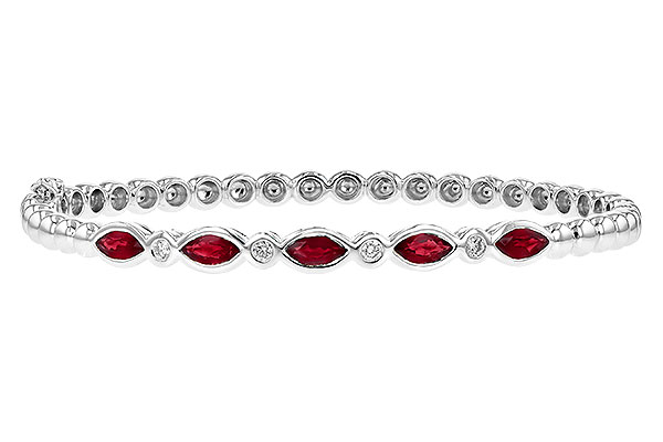 K245-16959: BANGLE 1.50 RUBY 1.63 TGW