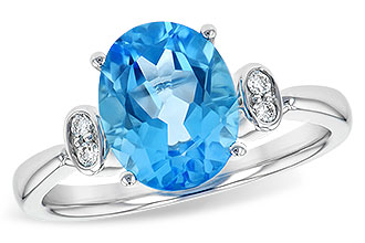 K245-16995: LDS RG 2.84 BLUE TOPAZ 2.90 TGW (10x8MM BT)