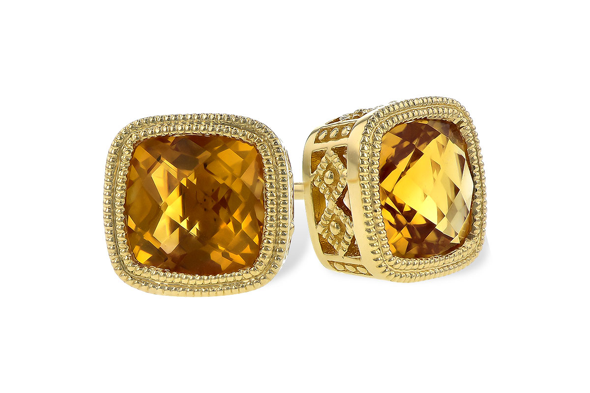 K327-82450: EARR 1.70 TW CITRINE