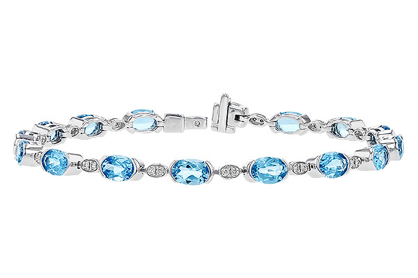 K328-73277: BRACELET 7.80 SWISS BLUE TOPAZ 7.96 TGW