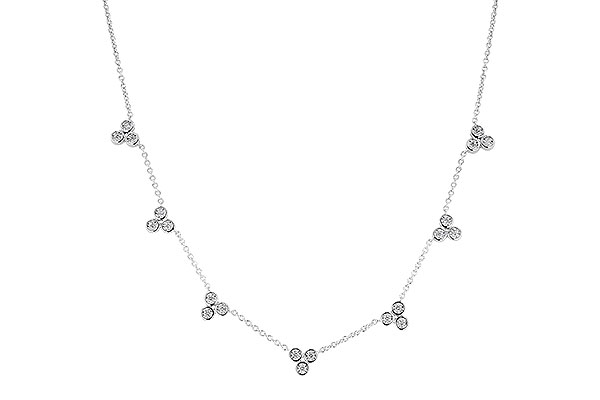 K328-74259: NECKLACE .36 TW (18")