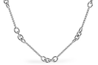 K328-78804: TWIST CHAIN (0.80MM, 14KT, 18IN, LOBSTER CLASP)