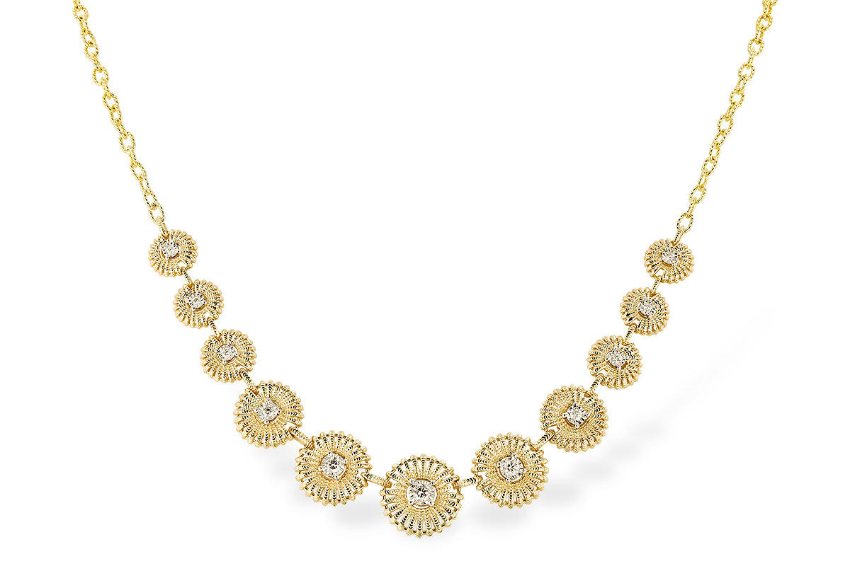 K328-79659: NECKLACE .22 TW (17")