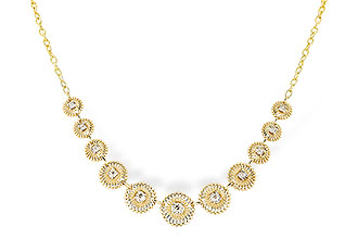 K328-79659: NECKLACE .22 TW (17")