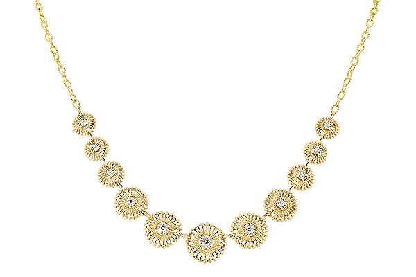 K328-79659: NECKLACE .22 TW (17")