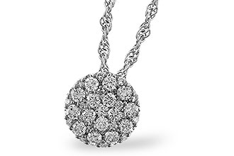 K329-66913: NECKLACE .25 TW