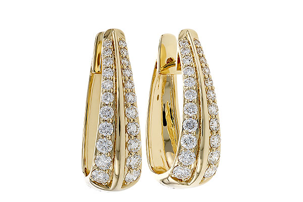 K329-66995: EARRINGS 1.50 TW