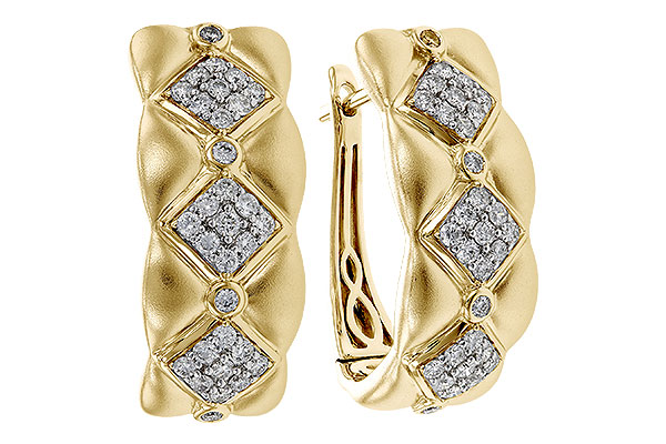 K329-67841: EARRINGS .75 TW