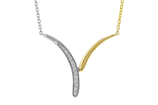 K329-68795: NECKLACE .12 TW (18")