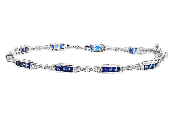 K329-69677: BRACELET 2.10 SAPPHIRE 2.75 TGW (7")