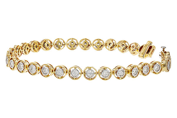 K329-70559: BRACELET .75 TW (7")