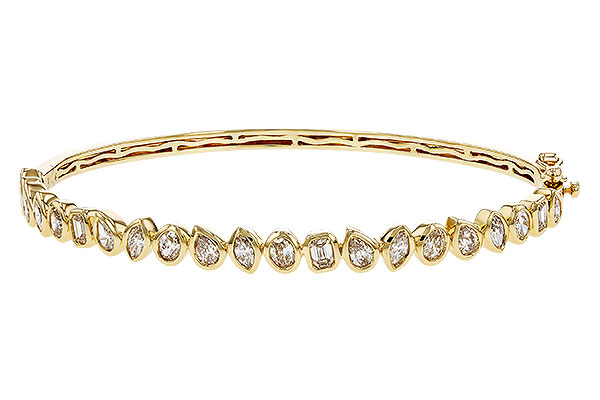 K329-71504: BANGLE 1.65 TW FANCY CUT DIAS