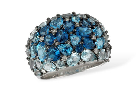 L241-52431: LDS RG 5.46 BLUE TOPAZ 5.72 TGW