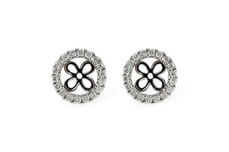 L242-40568: EARRING JACKETS .30 TW (FOR 1.50-2.00 CT TW STUDS)