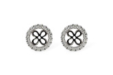 L242-40568: EARRING JACKETS .30 TW (FOR 1.50-2.00 CT TW STUDS)