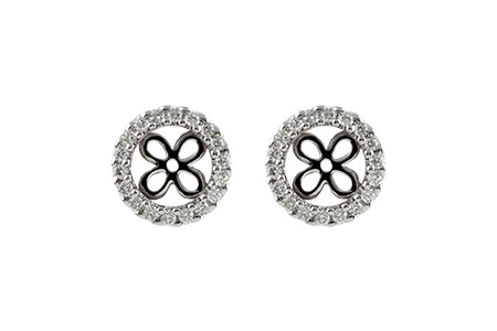 L242-40568: EARRING JACKETS .30 TW (FOR 1.50-2.00 CT TW STUDS)