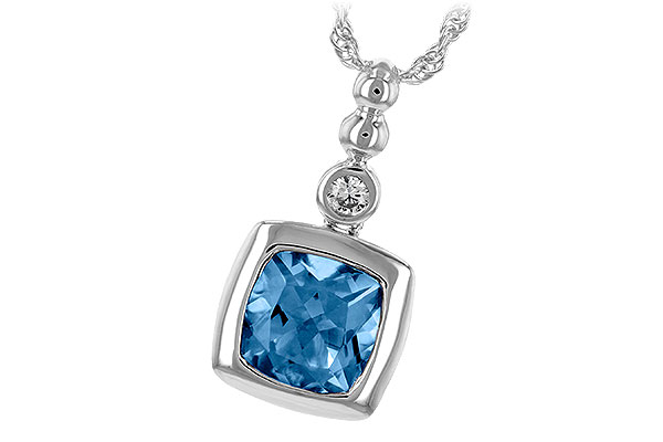 L244-23313: NECK 1.45 BLUE TOPAZ 1.49 TGW