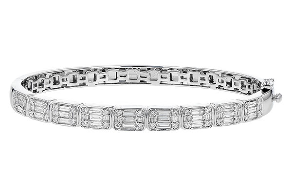 L327-85150: BANGLE 1.25 TW BAGUETTES