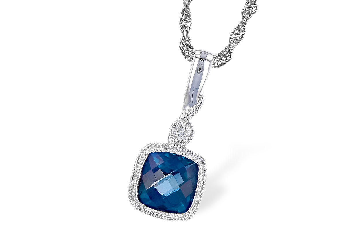 L328-73277: NECK 1.05 LONDON BLUE TOPAZ 1.07 TGW