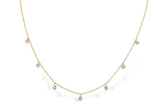L328-74259: NECKLACE .12 TW (18")