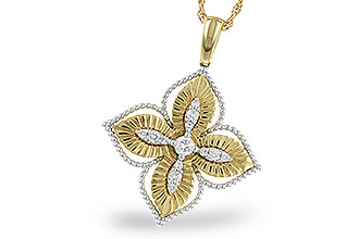 L328-81477: NECKLACE .24 TW