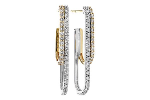 L329-66922: EARRING .98 TW