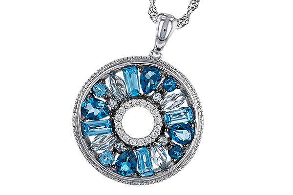 L329-67850: NECKLACE 1.67 BLUE TOPAZ 1.72 TGW