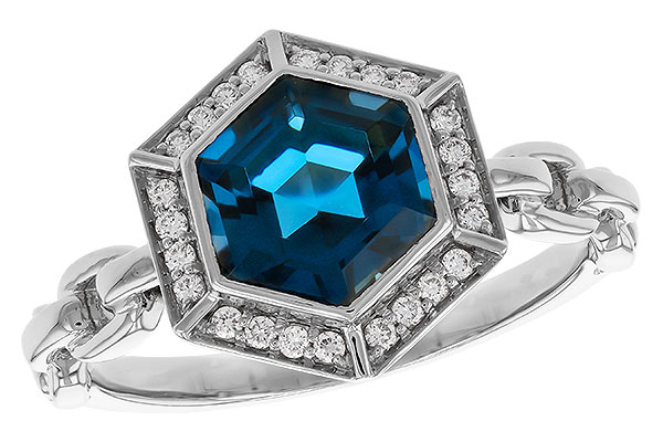 L329-69677: LDS RG 2.03 LONDON BLUE TOPAZ 2.14 TGW (7.5MM LBT)