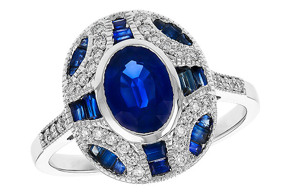 L329-70622: LDS RG 1.95 TW SAPPHIRE 2.15 TGW (8x6MM OV)