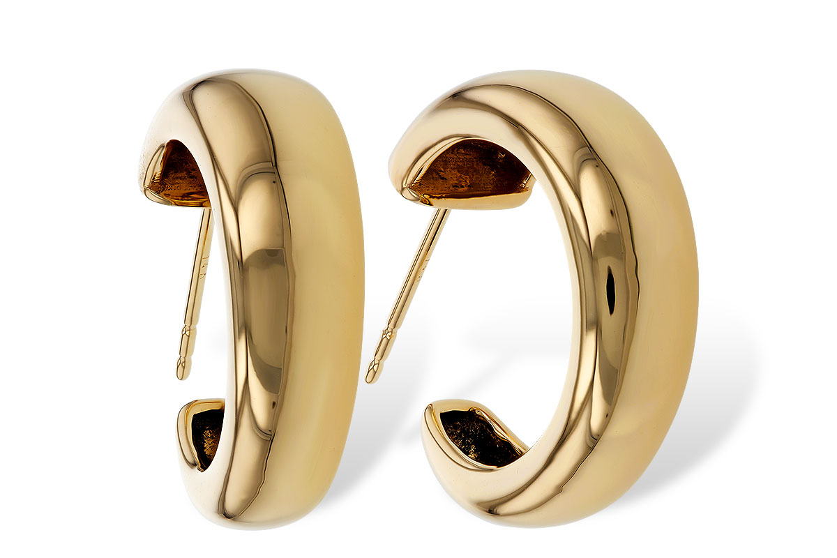 L329-71468: GOLD EARRINGS (20MM)