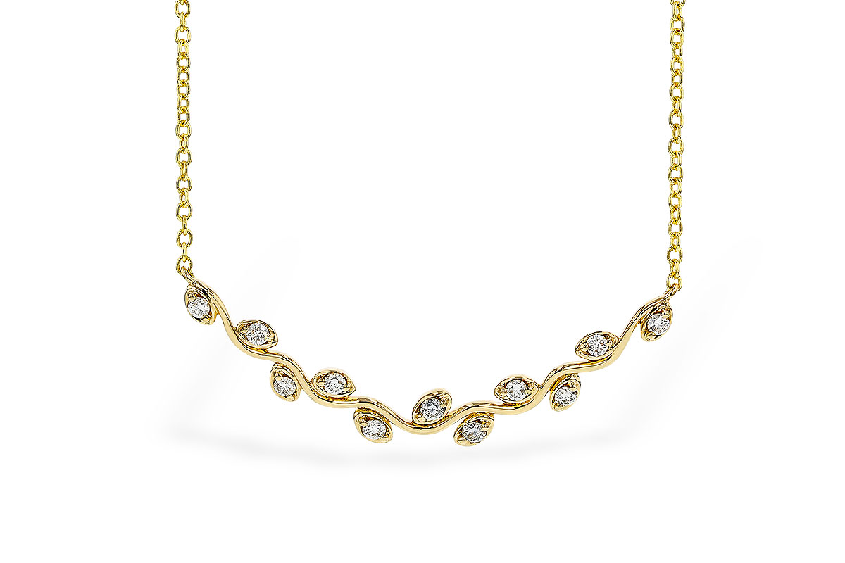 L329-71495: NECKLACE .25 TW (18")