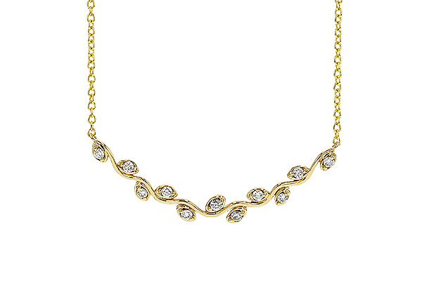 L329-71495: NECKLACE .25 TW (18")