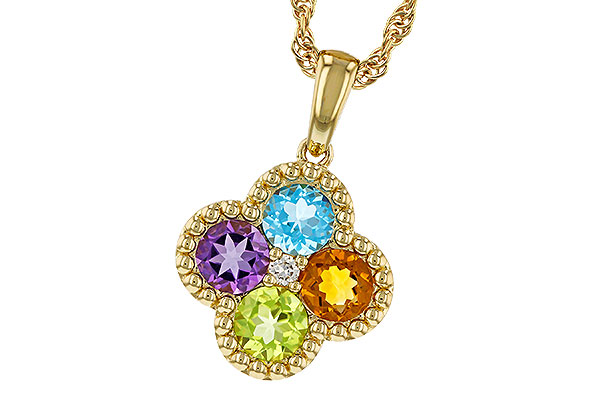 L329-72413: NECKLACE 1.26 SEMI-PREC (AMY,BT,CIT,PER) 1.29 TGW