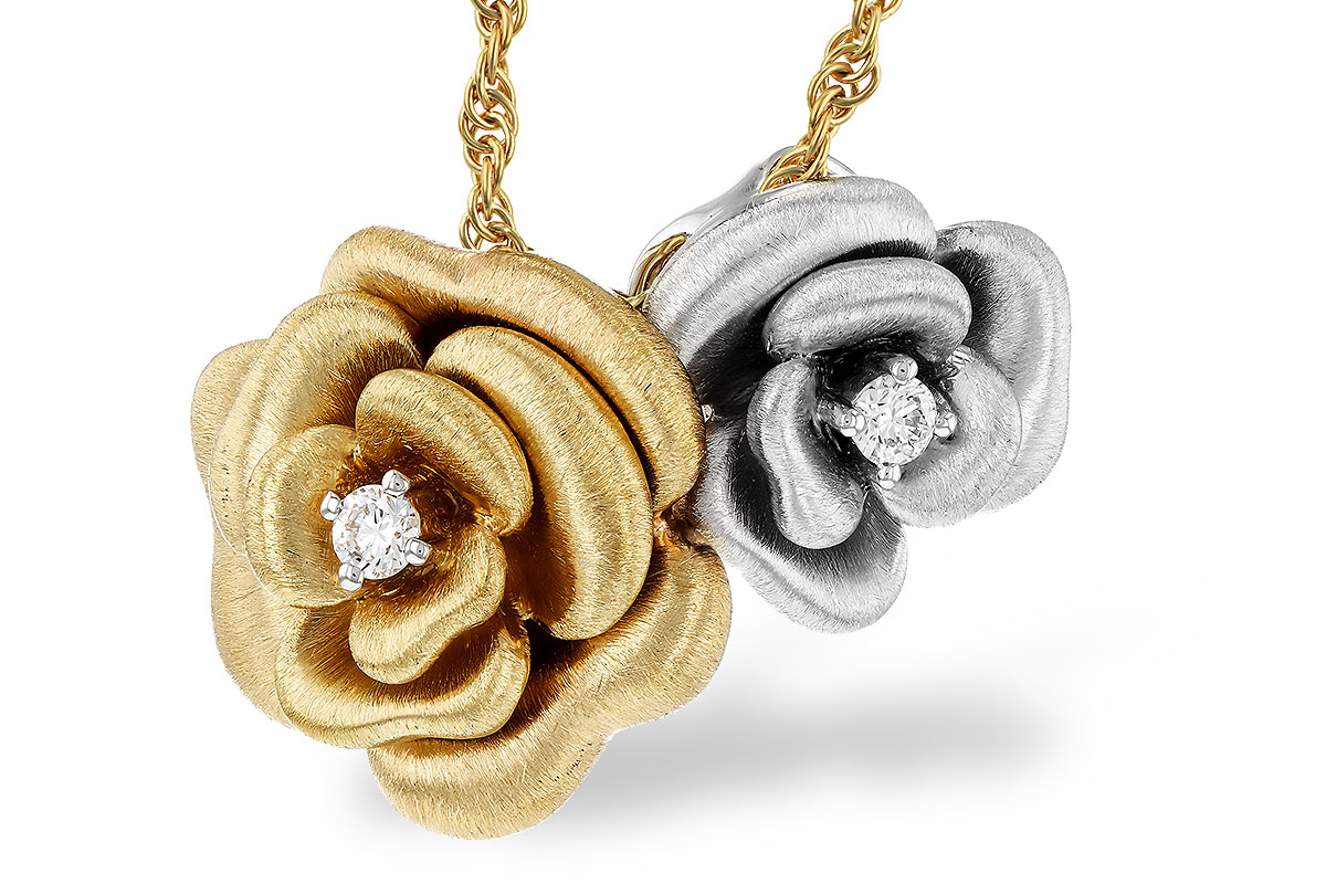 L330-55150: NECKLACE .06 TW