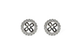 M242-40559: EARRING JACKETS .24 TW (FOR 0.75-1.00 CT TW STUDS)