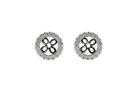 M242-40559: EARRING JACKETS .24 TW (FOR 0.75-1.00 CT TW STUDS)