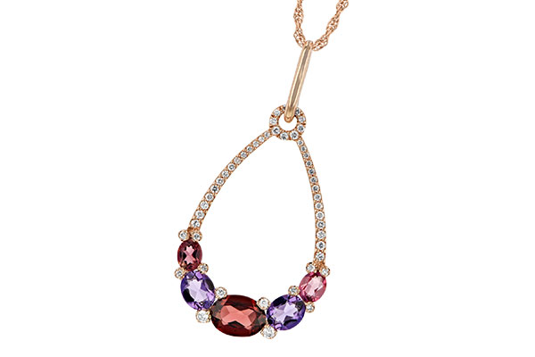 M242-40622: NECK 1.47 SEMI-PRECIOUS 1.67 TGW