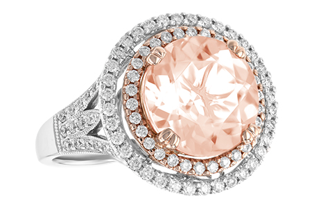 M243-31459: LDS RG 3.94 MORGANITE 4.50 TGW