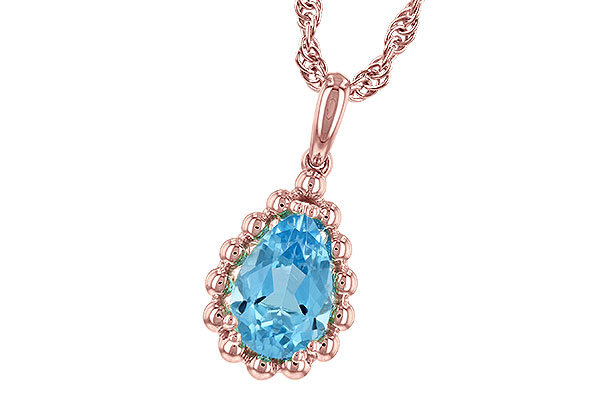 M244-22440: NECKLACE 1.55 CT BLUE TOPAZ