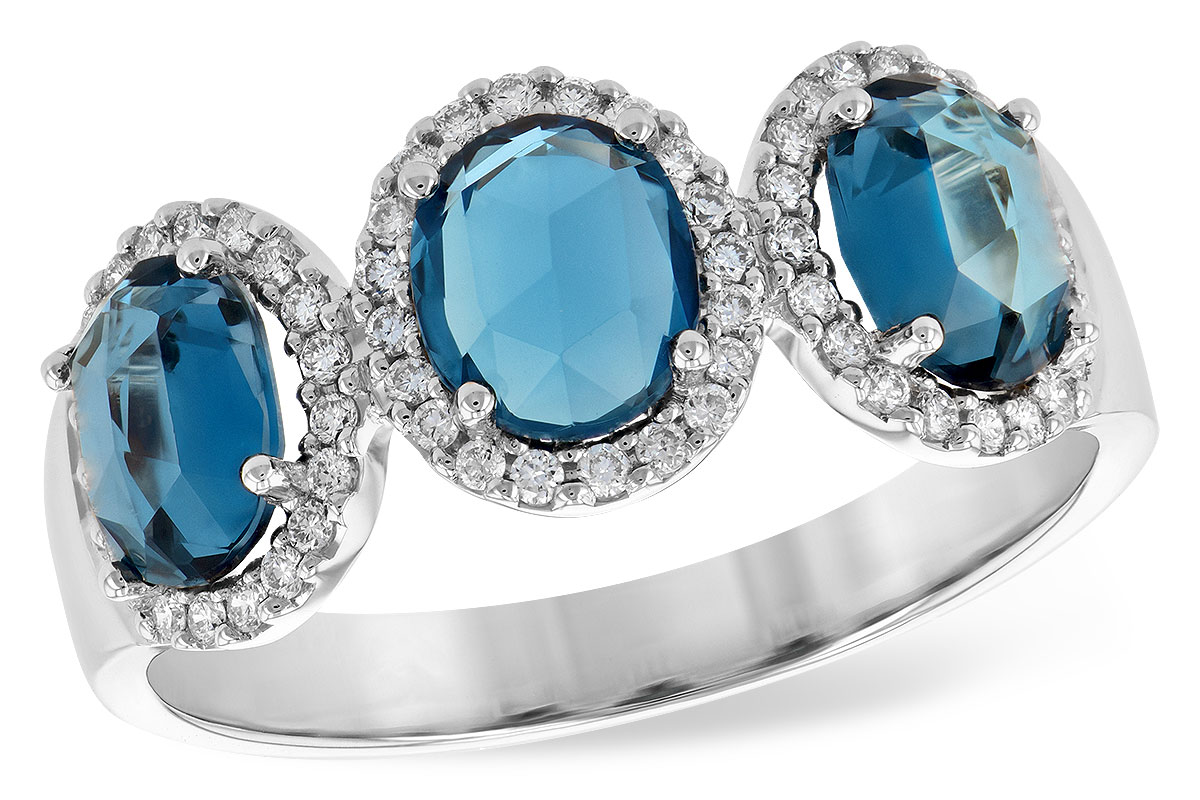 M245-09713: LDS RG 1.80 TW LONDON BLUE TOPAZ 2.02 TGW