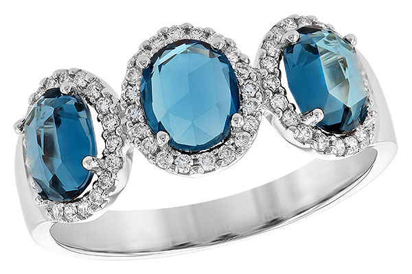 M245-09713: LDS RG 1.80 TW LONDON BLUE TOPAZ 2.02 TGW