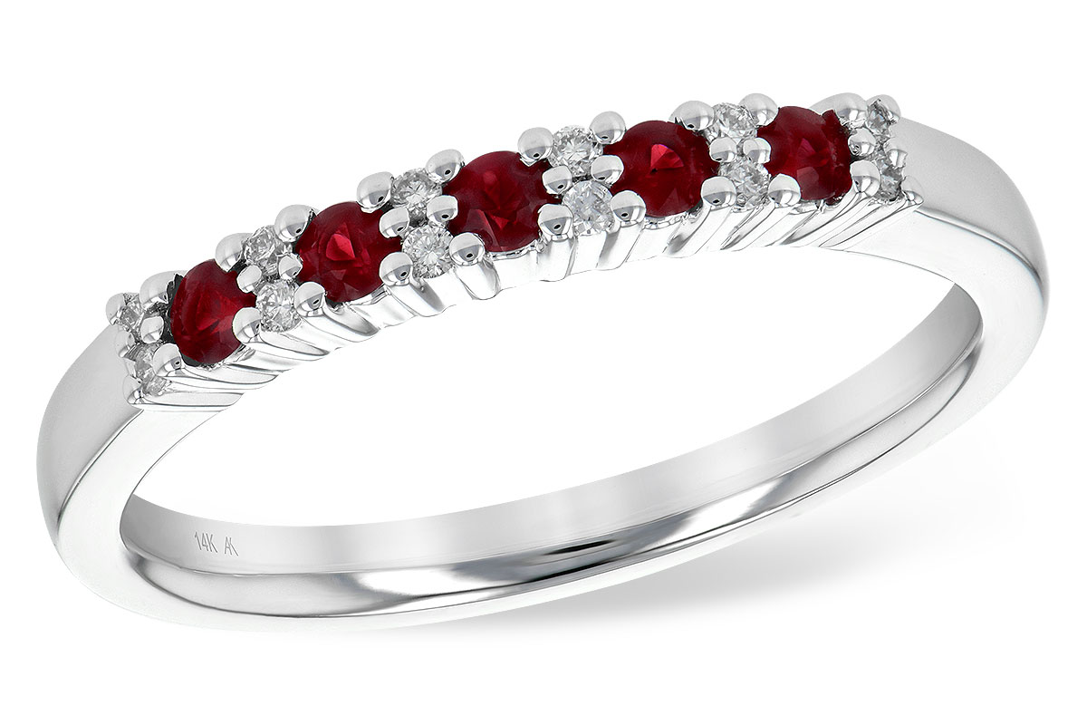 M245-10631: LDS WED RG .22 RUBY .29 TGW