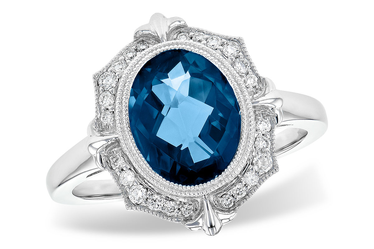 M245-16922: LDS RG 3.00 LONDON BLUE TOPAZ 3.16 TGW