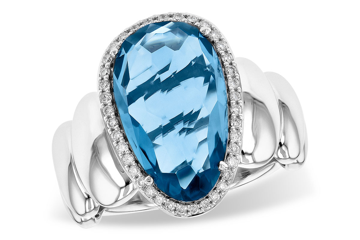 M245-16959: LDS RG 6.30 LONDON BLUE TOPAZ 6.47 TGW