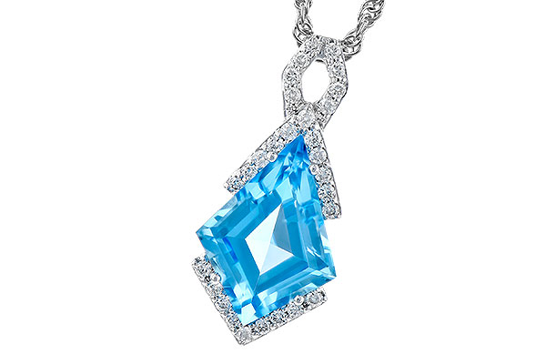 M327-84186: NECK 2.40 BLUE TOPAZ 2.53 TGW