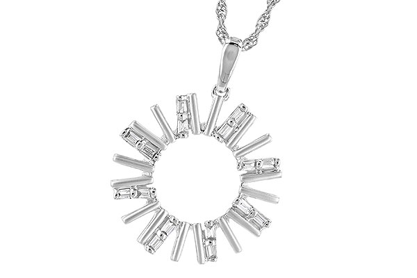 M327-86968: NECK .14 TW BAGUETTES